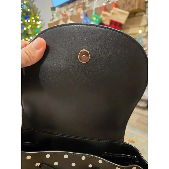 Kate Spade x Disney Minnie Mouse Polka Dot Leather Backpack - Picture 12 of 14